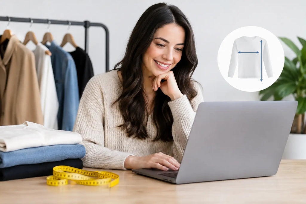 Online Size Chart Guide para tu talla ideal