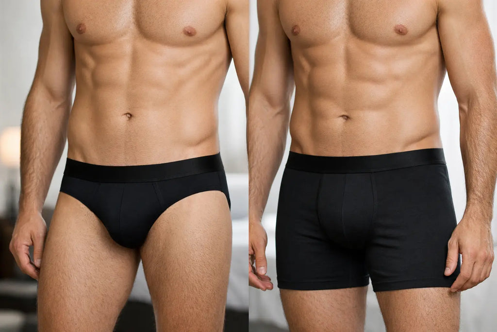 Designer briefs vs boxer briefs: cuál te favorece