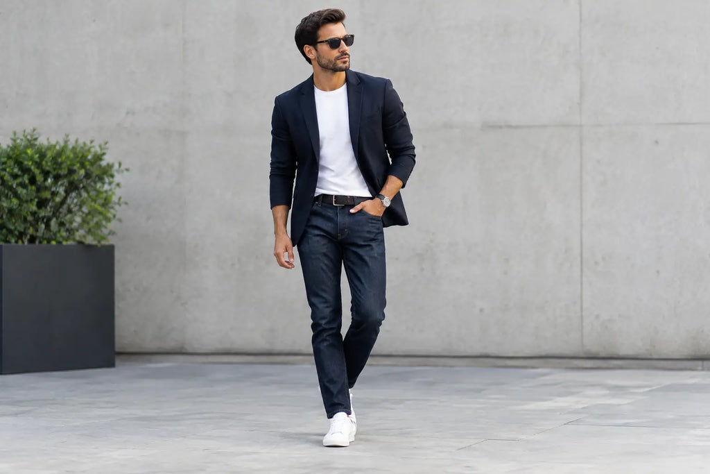 Cómo combinar jeans oscuros con actitud y estilo