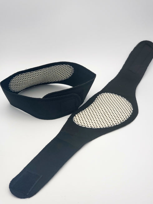 Medical Grade self heating Neck Support Brace Strap for Pain Relief and Bone Relaxer with Self Heating Wrap Tourmaline Adjustable Cervical Collar Physical Therapy