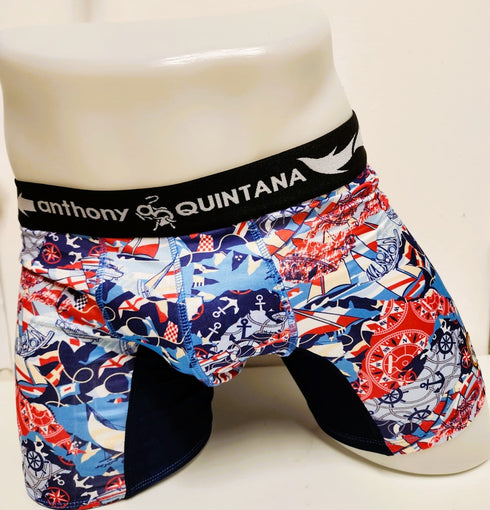 Men's AQ Hybrid 2-in-1 Bulge Enhancer Boxer Briefs & Swim Trunks – 3-Pack
