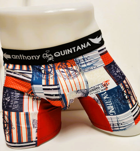 Men's AQ Hybrid 2-in-1 Bulge Enhancer Boxer Briefs & Swim Trunks – 3-Pack