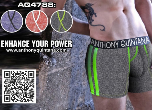 Men’s AQ4788 Hybrid Boxer Briefs – 3-Pack | Ultra-Soft Stretch Microfiber with Front Pouch Support / Boxers Tipo Briefs para Hombre – Pack de 3 | Microfibra Suave con Pouch Frontal de Soporte