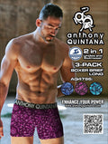 Anthony Quintana Antibacterial Underwear - Geometric Print Boxer Brief