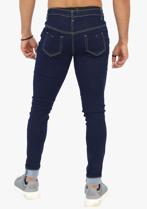 Men’s AQ Skinny Fit Ripped Stretch Jean "Harlem"