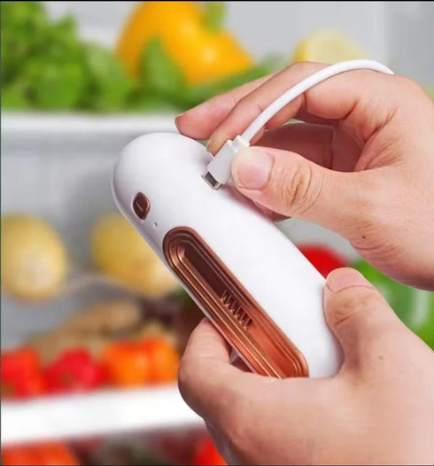 Stylish Ozone Refrigerator Refreshing and deodorizer Purification 3D - White. One Pieces Mini Usb Fridge Deodorizer Rechargeable Refrigerator Odor Eliminator Portable Ozone Generator Reusable Freezer Air Purifier for Fridge