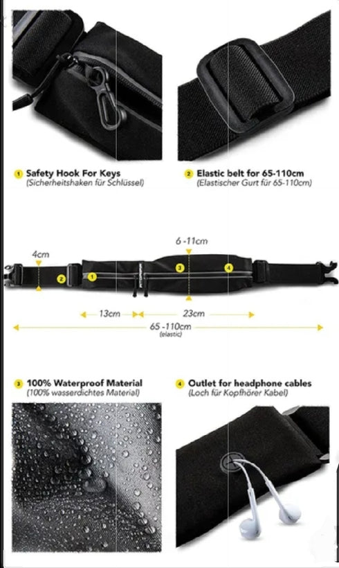 Unisex Sport Expandable belt