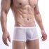Sexy Mesh Enhancer Trunk Brief Underwear, Breathable, with Enhancer front pouch, low rise