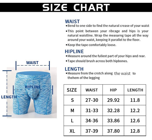 Men's 3 Pack AQ Hybrid Collection Bright Extra Long Sporty Boxer Briefs – 3-Pack