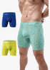Men's 3 Pack AQ Hybrid Collection Bright Extra Long Sporty Boxer Briefs – 3-Pack