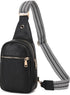 Unisex crossbody Fashion Shoulder Sling Bag / Backpack Black