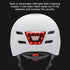 Smart White Helmet with front and back lights