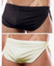 White and Black Duo Sexy Runner Hot Pants Brief Underwear, Breathable TWO PACK