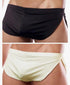 White and Black Duo Sexy Runner Hot Pants Brief Underwear, Breathable TWO PACK
