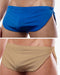 Royal Blue/ Nude beige duo Sexy Runner Hot Pants Brief Underwear, Breathable TWO PACK
