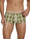 Men's Classic cream Tartan Sexy  Hybrid Boxer Trunk – One Piece Pack Assorted