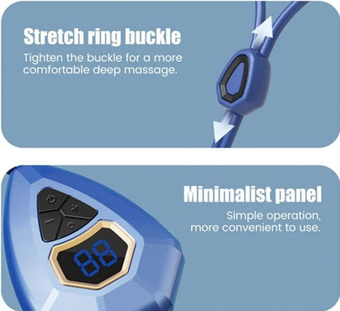 Inteligent Neck Massager for Pain Relief, Lymphatic Drainage, and Relaxation