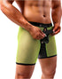 Sexy Green Mesh Underwear with Bulge pocket and backless