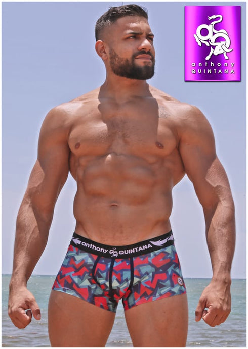 AQ4765 Men's AQ SexyTrunk Men's Hybrid Collection Boxer Briefs Trunk-up Hot Pants – 3-Pack