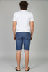 Men’s AQ Fisher Look Denim Short Skinny Fit Ripped Stretch Jean