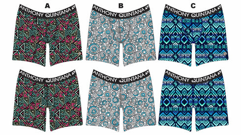 BOXER BRIEF EXTRA LONG Model AQ4799 | 3-Pack Assorted