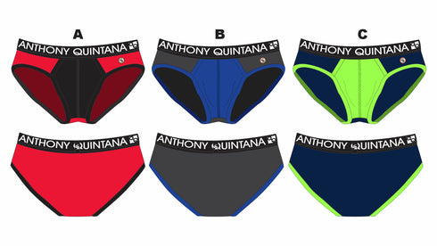 Low Rise Enhancer Brief – Trunk Up Model AQ4798 | 3-Pack Assorted