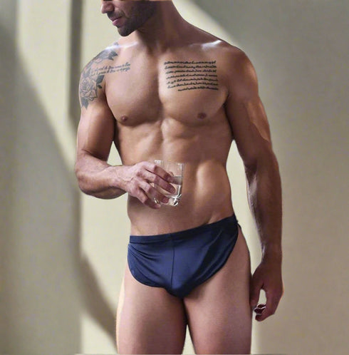 Black Sexy Runner Hot Pants Brief Underwear, Breathable ONE PACK