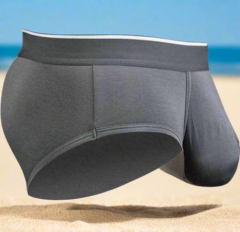 Classic Sexy Enhancer Sport Brief Underwear, if your friend are you huge and need more space pouch, Breathable , with Enhancer double pouch