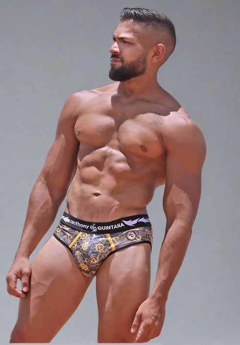 Men's AQ Enhancers Hybrid Collection Nautical Briefs Trunk-up – 3-Pack AQ4766