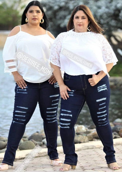 Women's AQ Ripped Skinny Fit Stretch Jean "Park Avenue"