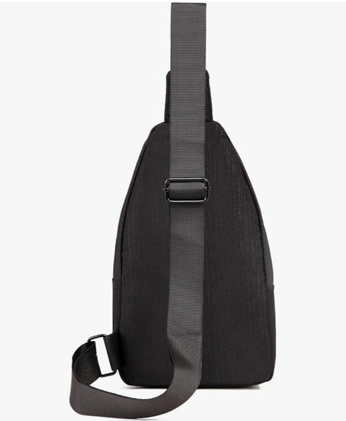 Trendy Fashion Shoulder Sling Bag / Backpack - Black