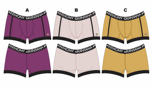 Anthony Quintana Butts Up Trunk Boxer Briefs – Men’s Butt Enhancer Underwear 3 Pack – AQ4787 | Calzoncillos Trunk Levantacola para Hombre – Pack de 3 – AQ4787
