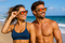 AQ Projection Earth Bamboo Sunglasses - Black / Bamboo / Sunburst