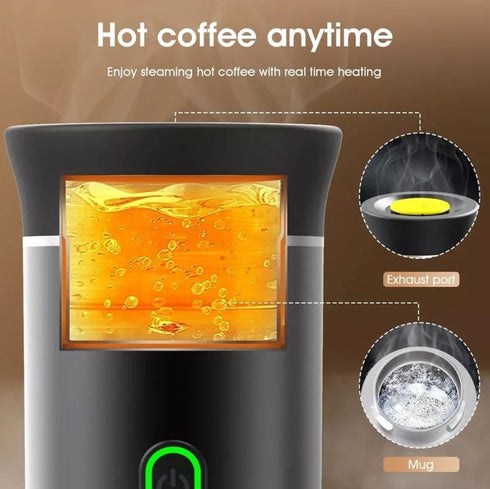 3 in 1 Multi Capsule coffee maker, Rechargeable, 60 shots per charge
