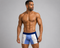 Men's AQ Hybrid Collection 2-in-1 Boxer Long Briefs & Swimwear, Nautical Prints – 3-Pack