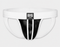 Men's BS White Football supporter Jockstrap Underwear