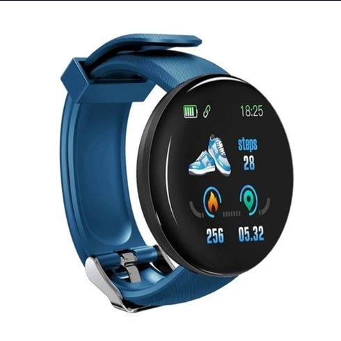 AQ Smart Watch & Health Tracker - Sky Blue