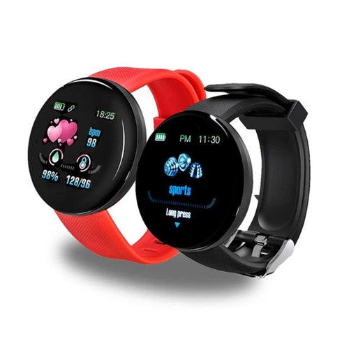 AQ Smart Watch & Health Tracker - Nautical Red