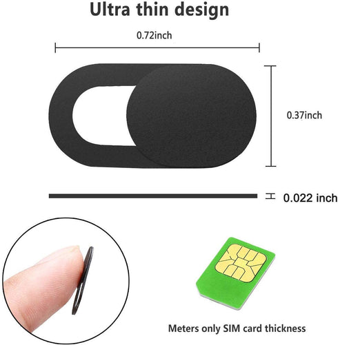 Camera Cover 3 PCS, Webcam Cover Slide,Ultra-Thin Webcam Cover Slide for Laptop, MacBook, PC, Cell Phone and More Accessories,Protect Your Privacy and Security