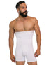 Men's AQ White Men High Quality Slimming Underwear Tummy Leg Complete Control High Waist Shaper Short Trunk