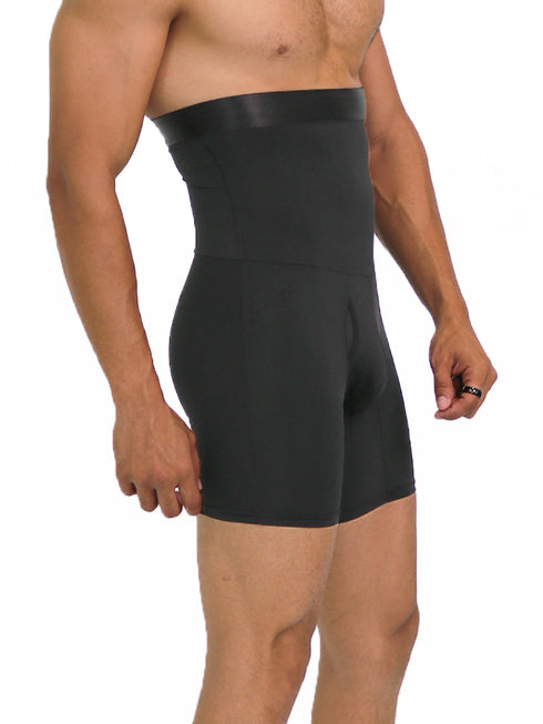 Men's AQ Black High Quality Slimming Shapewear Short Trunk Underwear