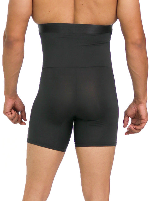 Men's AQ Black High Quality Slimming Shapewear Short Trunk Underwear