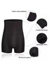 Men's AQ Black High Quality Slimming Shapewear Short Trunk Underwear