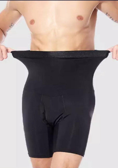 Men's AQ Black High Quality Slimming Shapewear Short Trunk Underwear