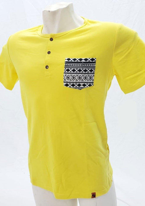 Men's AQ Athletic Fit Crew Neck Short Sleeve T-Shirt "Sunshine"