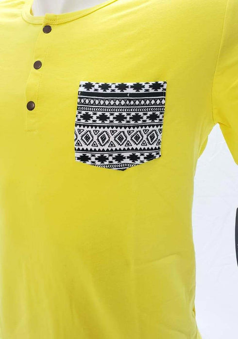 Men's AQ Athletic Fit Crew Neck Short Sleeve T-Shirt "Sunshine"
