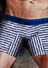 Men's AQ Hybrid Long Boxer Briefs Strips and Anchors Print – 3-Pack