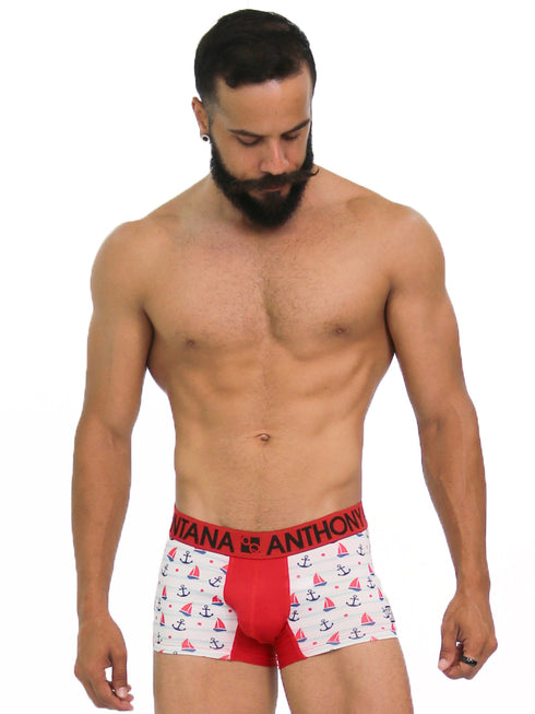 Men's AQ Trunk Men's Hybrid Collection Boxer Briefs Trunk-up Hot Pants – 3-Pack