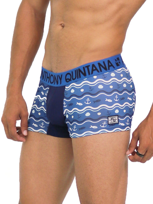 Men's AQ Trunk Men's Hybrid Collection Boxer Briefs Trunk-up Hot Pants – 3-Pack