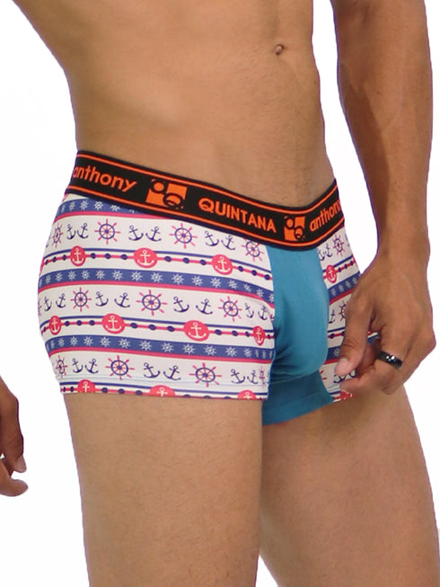 Men's AQ Trunk Men's Hybrid Collection Boxer Briefs Trunk-up Hot Pants – 3-Pack